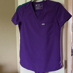 Nearly NEW, WOMENS FIGS NEON PURPLE SCRUBS